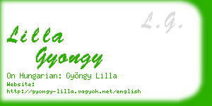 lilla gyongy business card