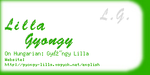 lilla gyongy business card